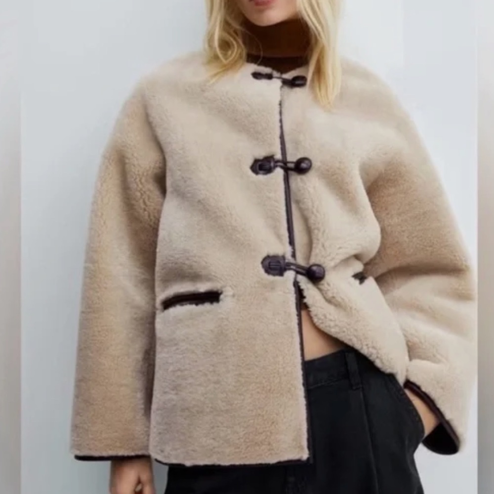 Mango Sherpa Jacket